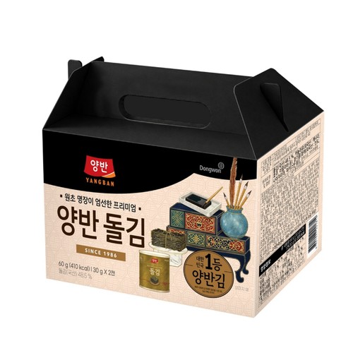 동원 양반 돌김(캔) (30G*2입)