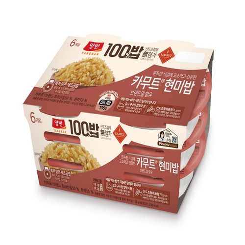 동원 양반100밥 카무트현미밥 (130G*6입)