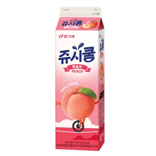 빙그레 쥬시쿨(복숭아) (930ML)